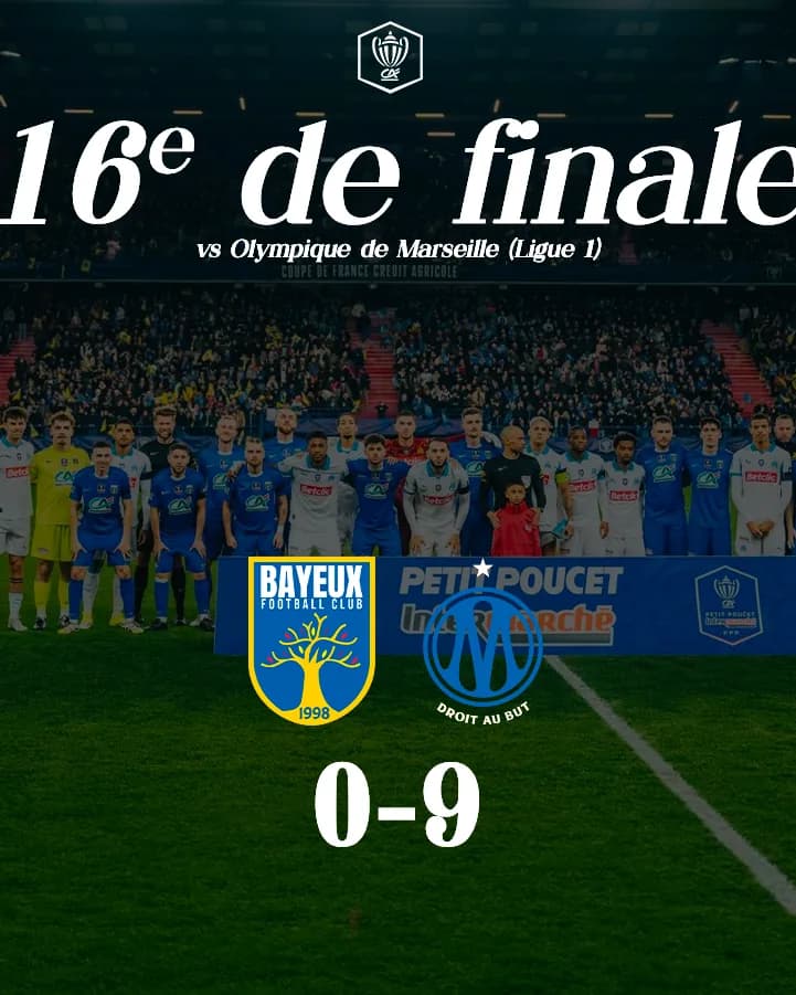 16ᵉ de finale contre Olympique de Marseille