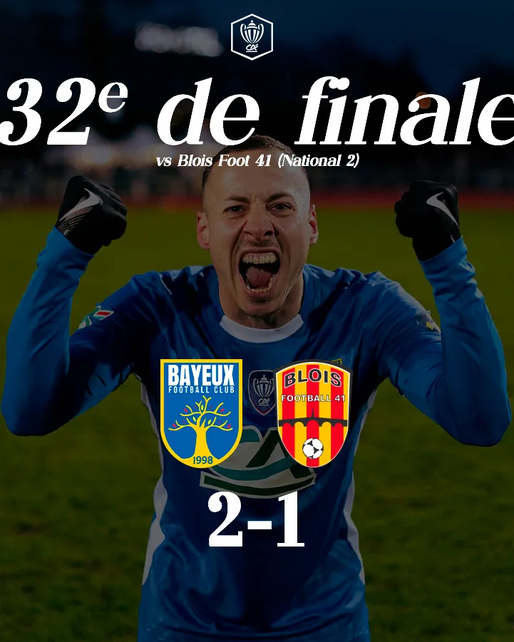 32ᵉ de finale contre Blois Foot 41