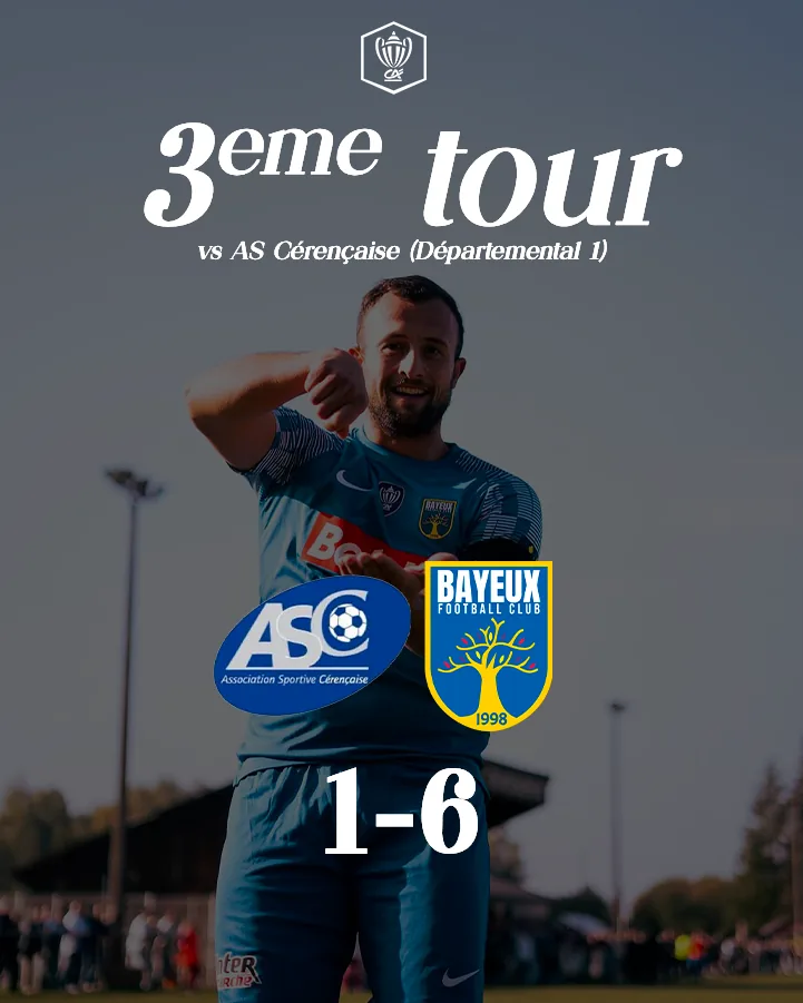 3ᵉ tour contre AS Cérençaise
