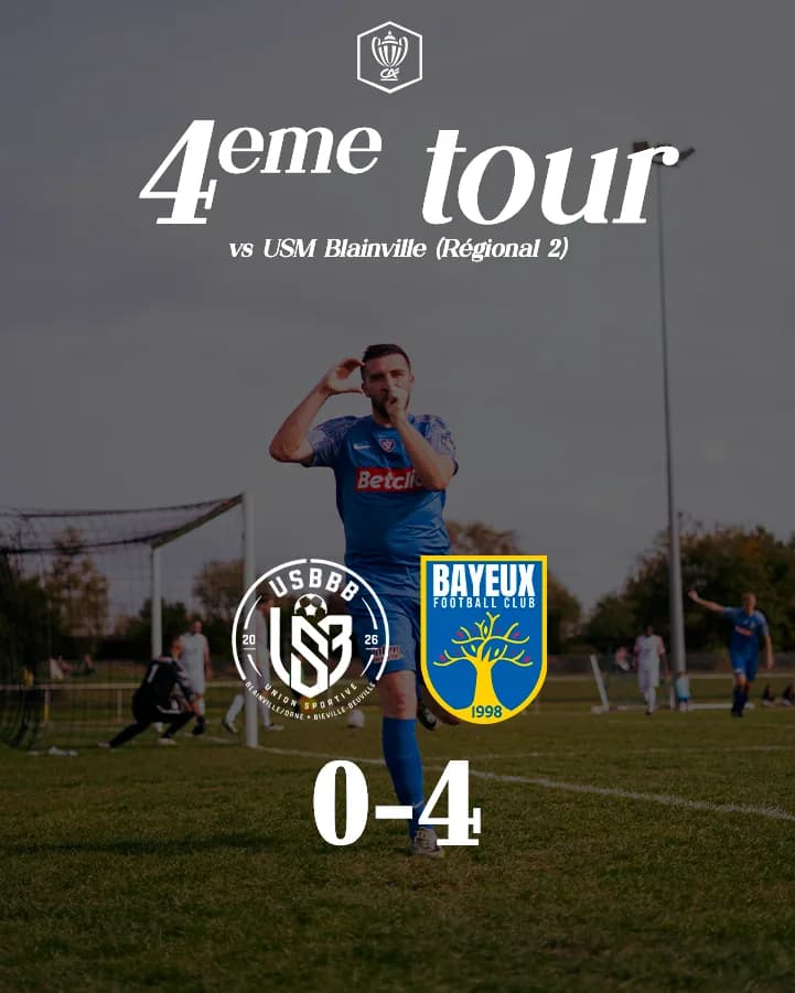 4ᵉ tour contre USM Blainville