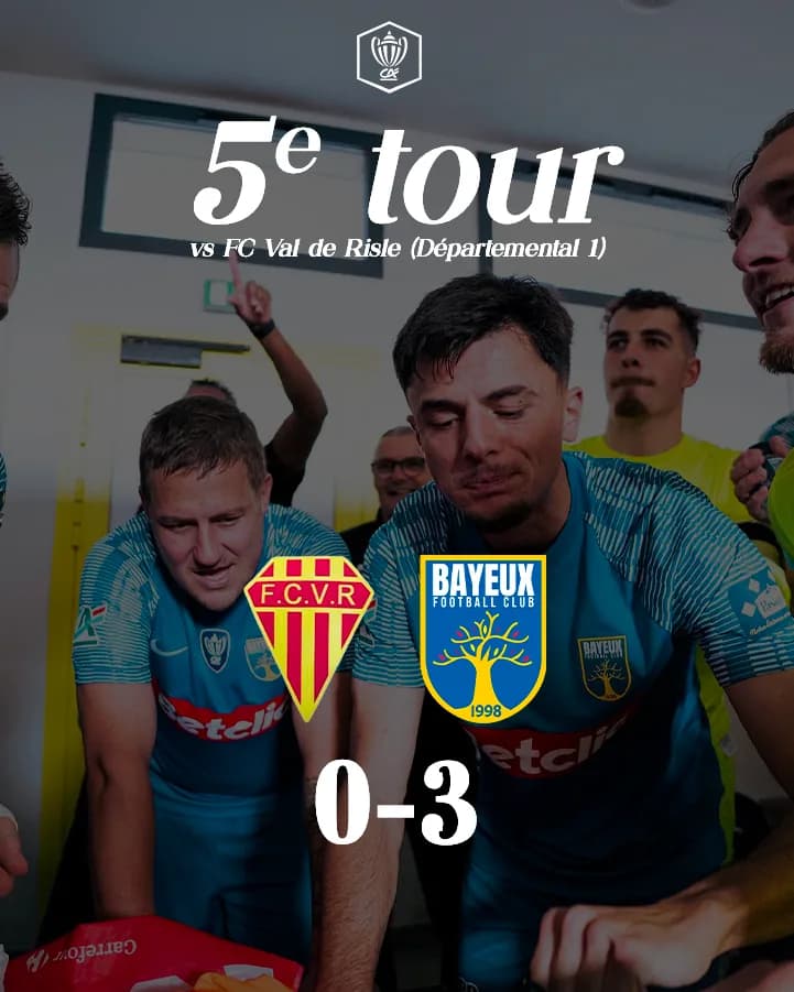 5ᵉ tour contre FC Val de Risle