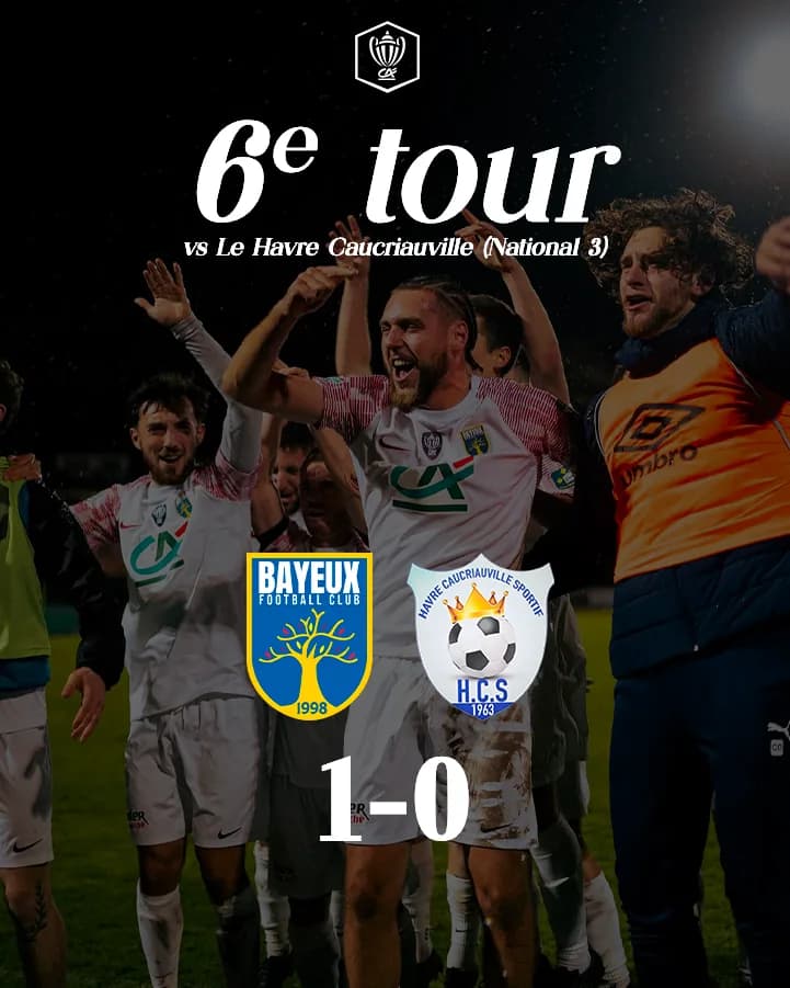 6ᵉ tour contre Havre Caucriauville